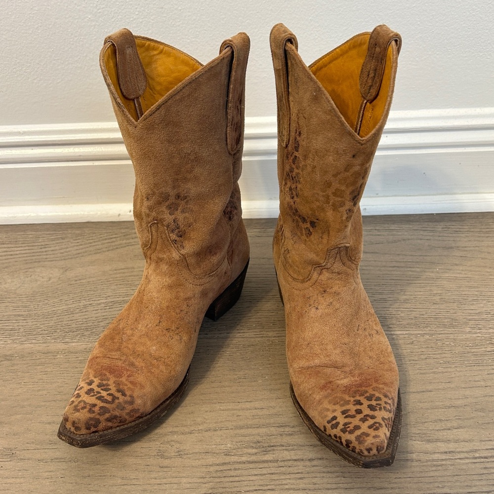 Old Gringo Leopardito Women's Cowboy Boots - Size 8 B